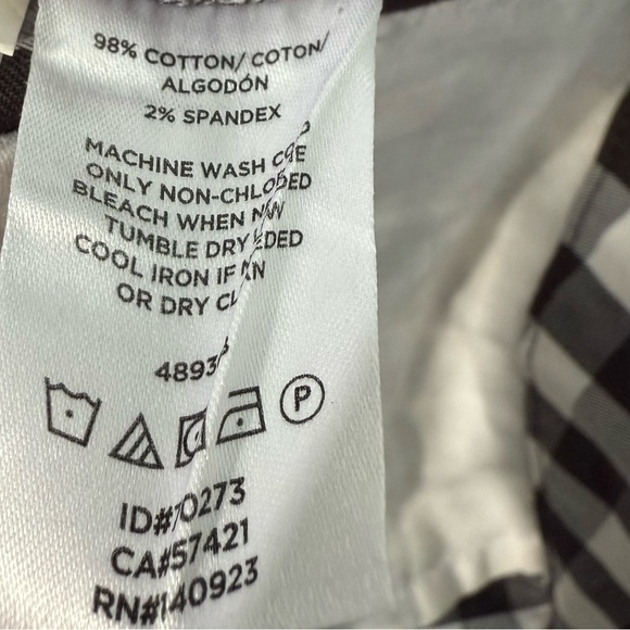 NWOT Women’s LOFT Outlet Modern Skinny Ankle Gingham Pants Size 2 - Picture 14 of 16